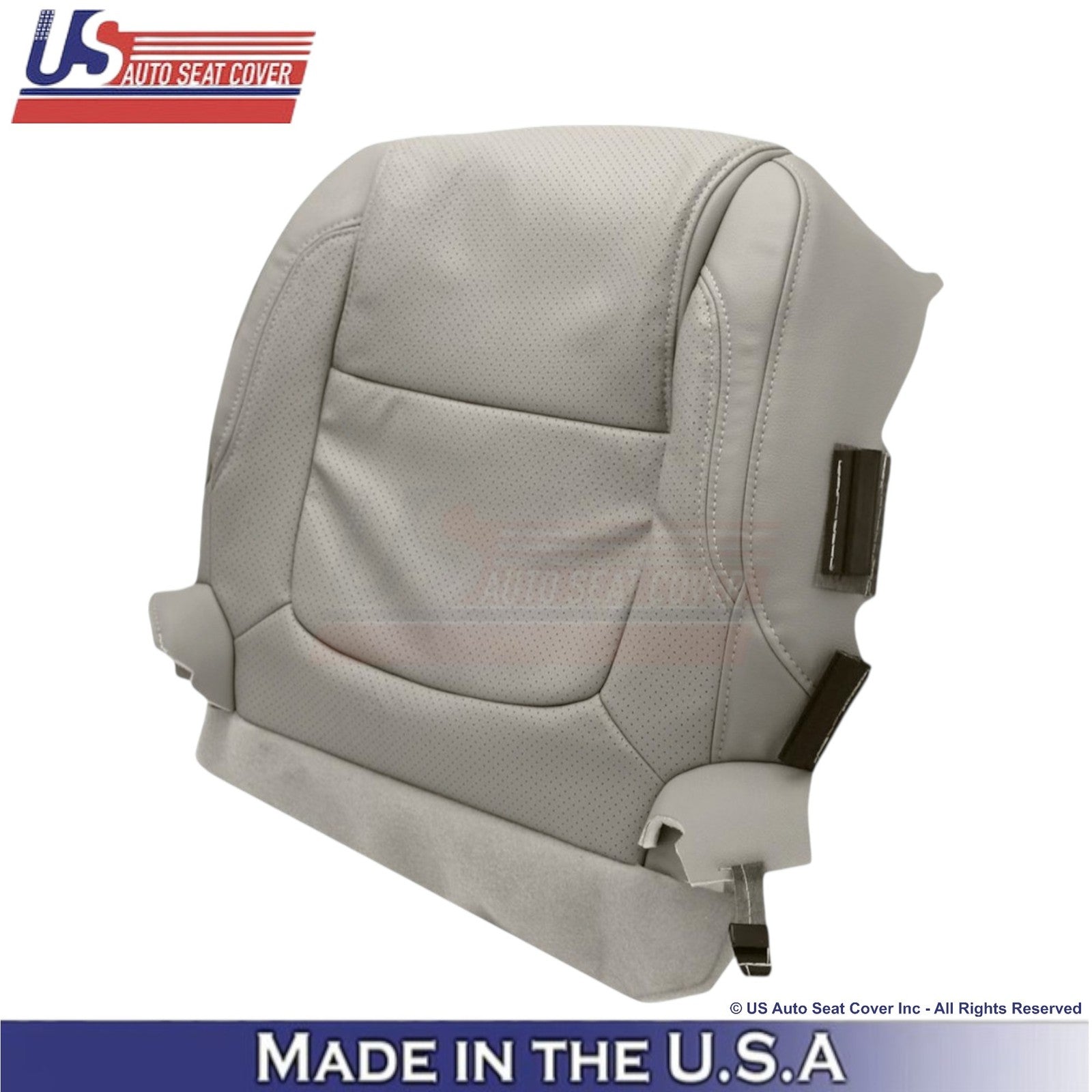 2011-2015 For Ford Explorer Limited Leatherette Perf Driver Bottom Cover Gray
