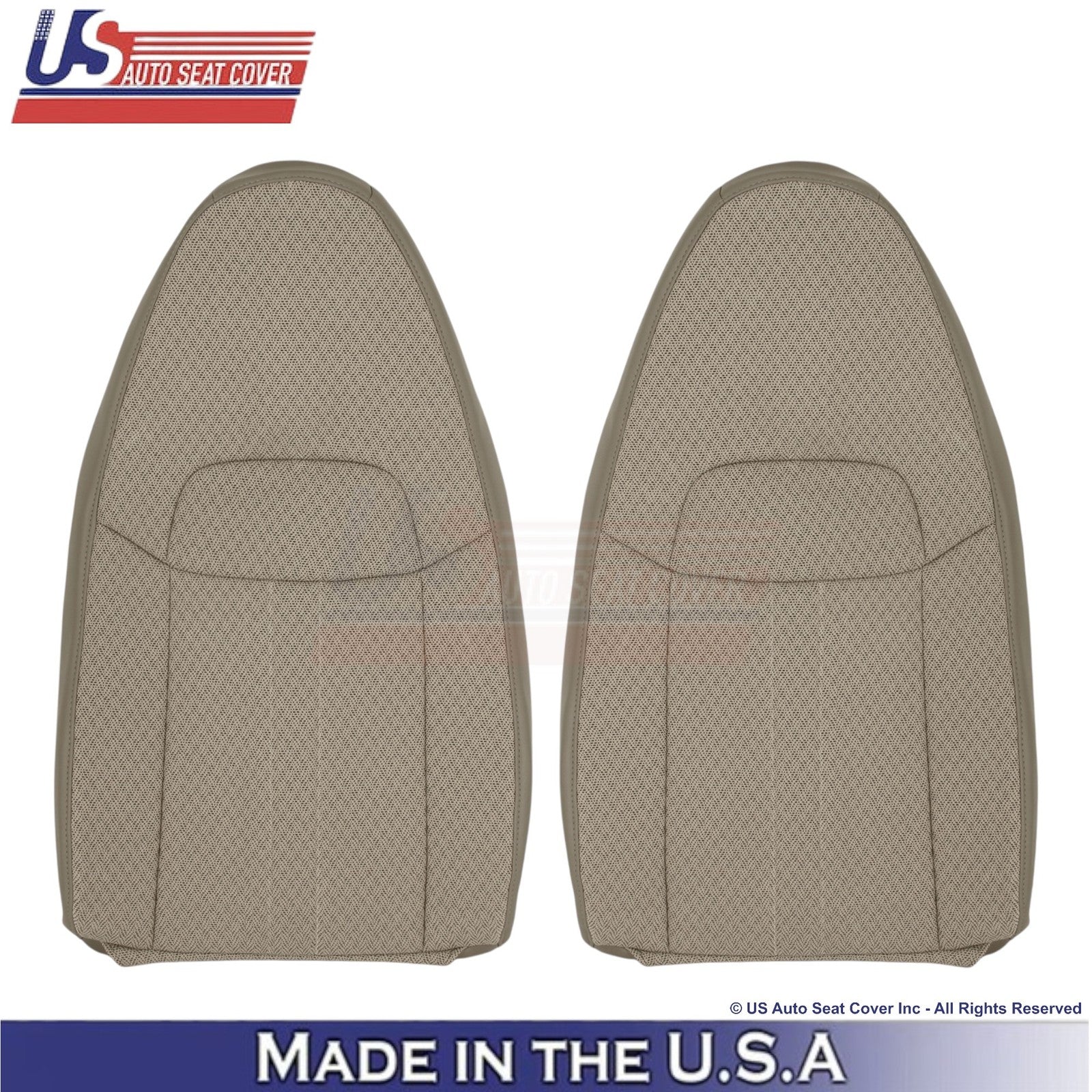 1996-2025 Fits Chevrolet Express Cloth Front Top Replacement Covers Tan