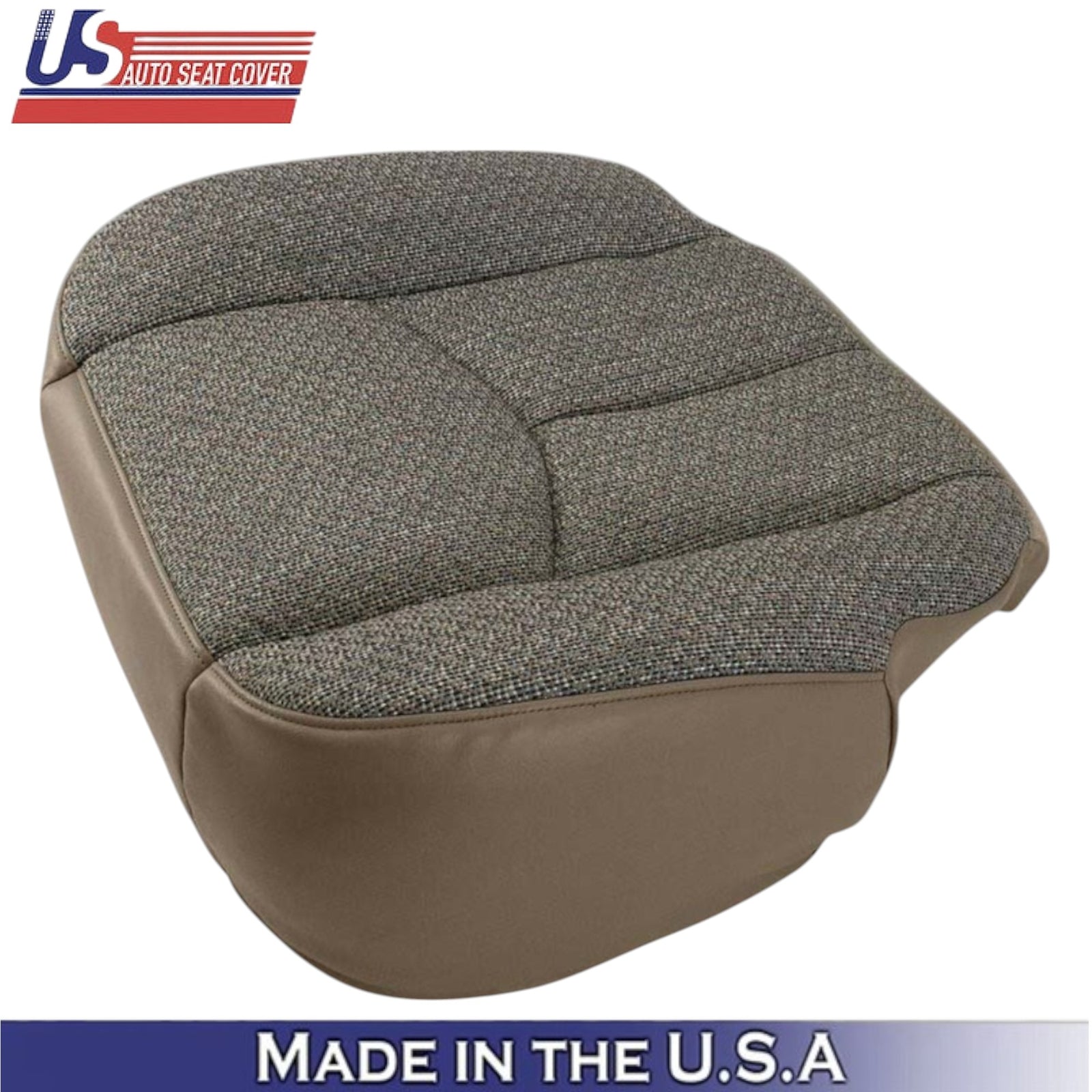2003-2007 For Chevy Silverado 1500 Cloth Fabric Front Bottom Seat Covers Tan