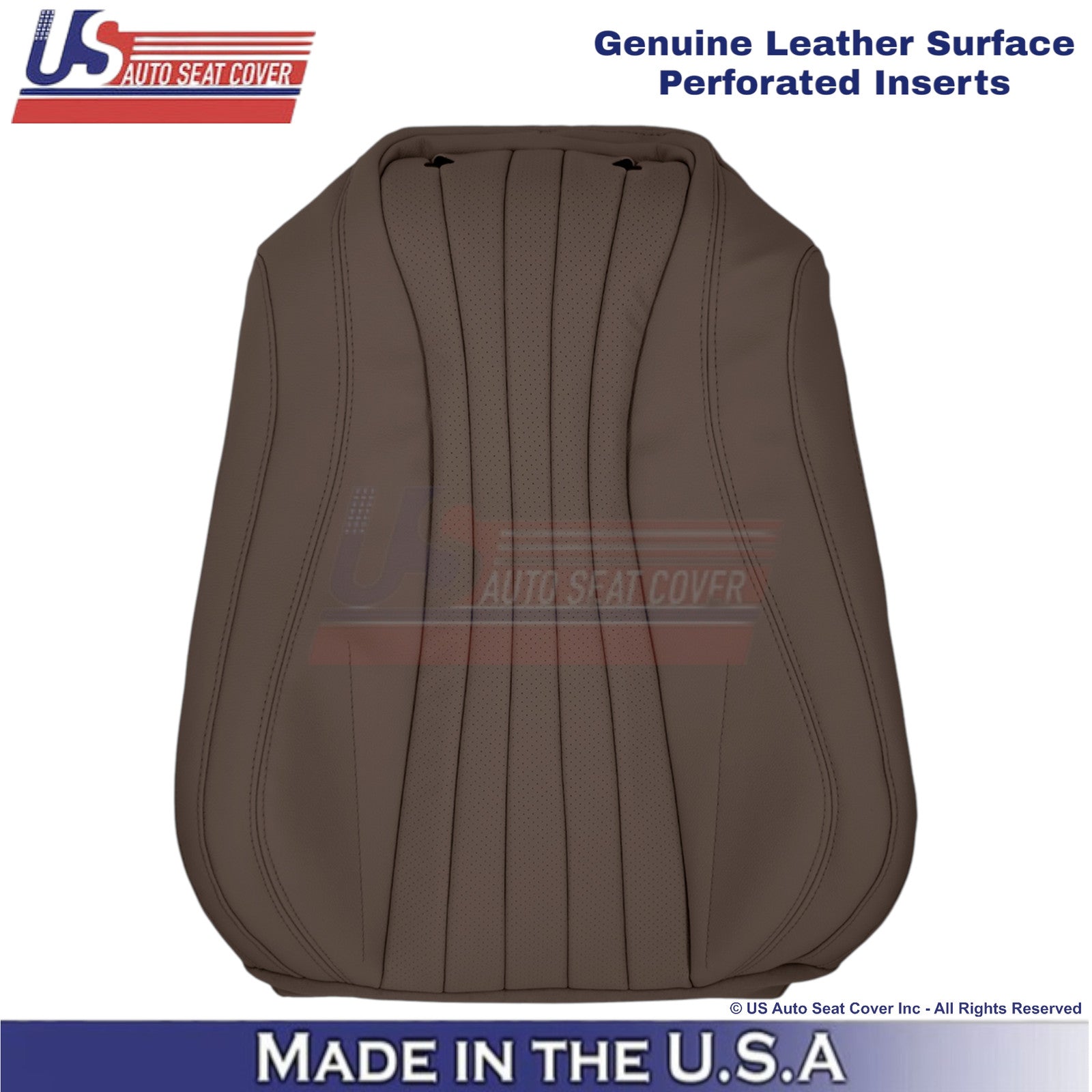2017-2023 Fits Mercedes Benz E-Class Genuine Leather Driver Top Cover Nut Brown