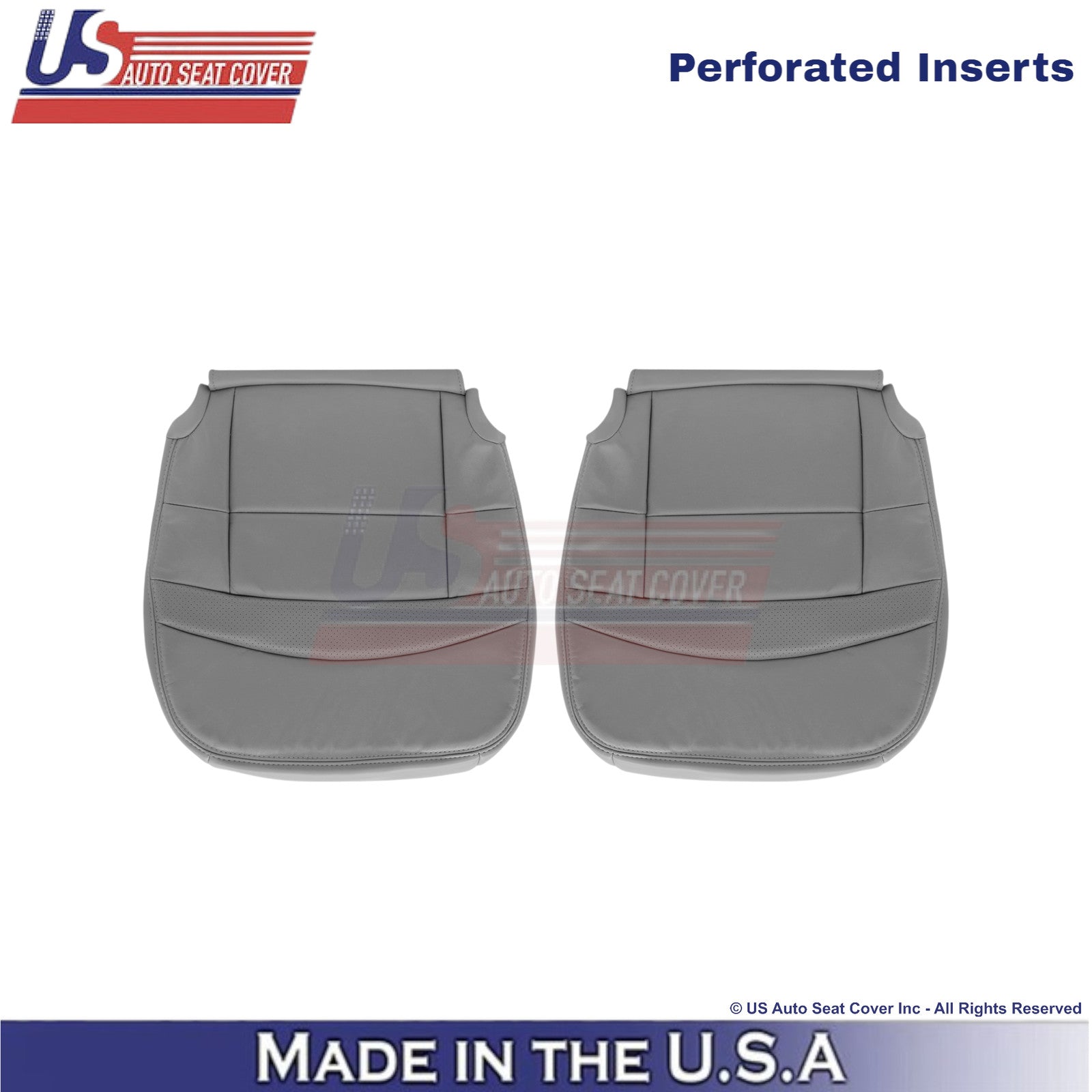 1995-2001 For Ford Explorer Limited Leather Front Bottom Covers Medium Graphite