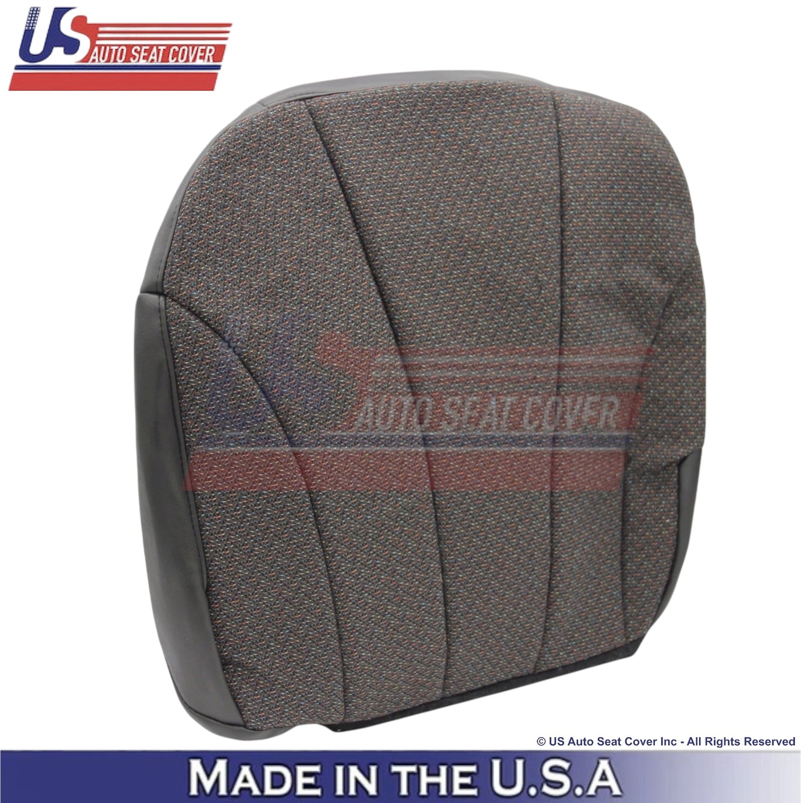 1999-2002 For Chevy Silverado 1500 2500 Cloth Driver Bottom Seat Cover Dark Gray