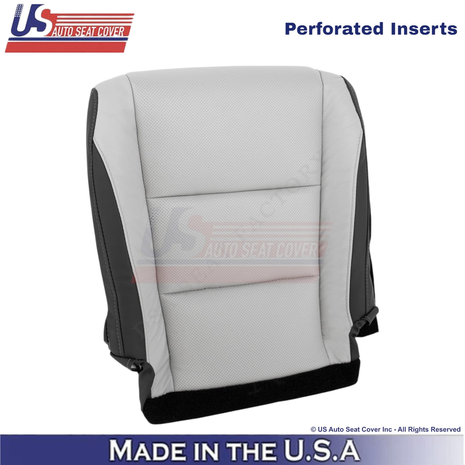 2016-2022 For Lexus RX350 RX450h Genuine Leather Driver Bottom Seat Cover Gray