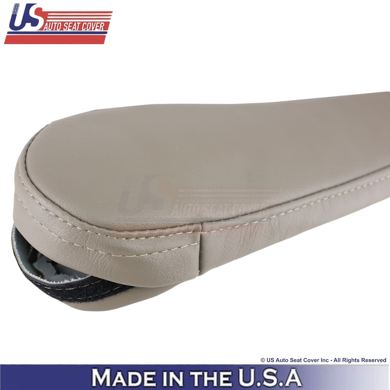 1998-2003 Fits Toyota Sienna Genuine Leather Passenger Armrest Cover Light Oak