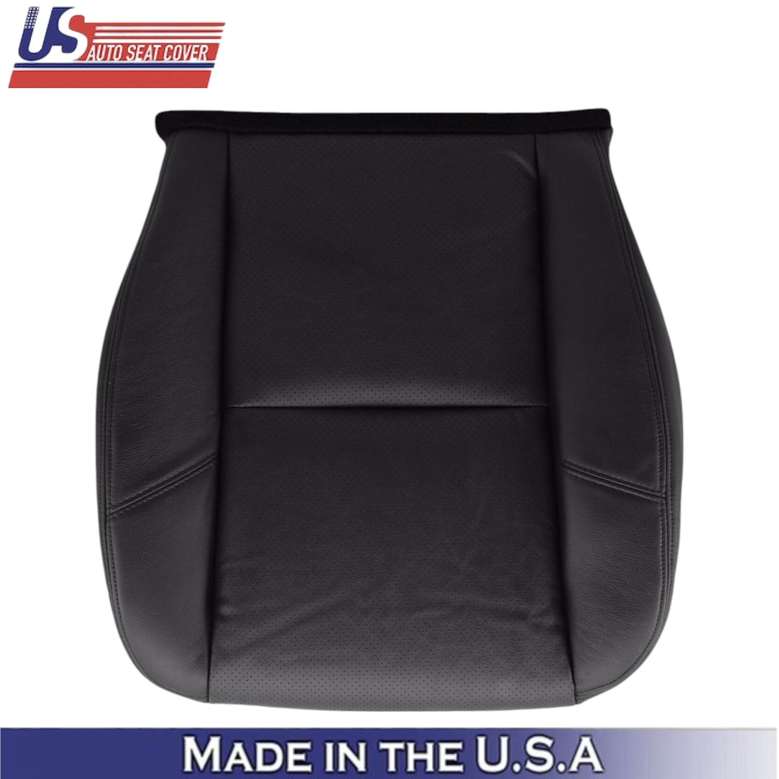 2009-2014 For GMC Sierra Denali Leatherette Passenger Side Seat Covers Ebony