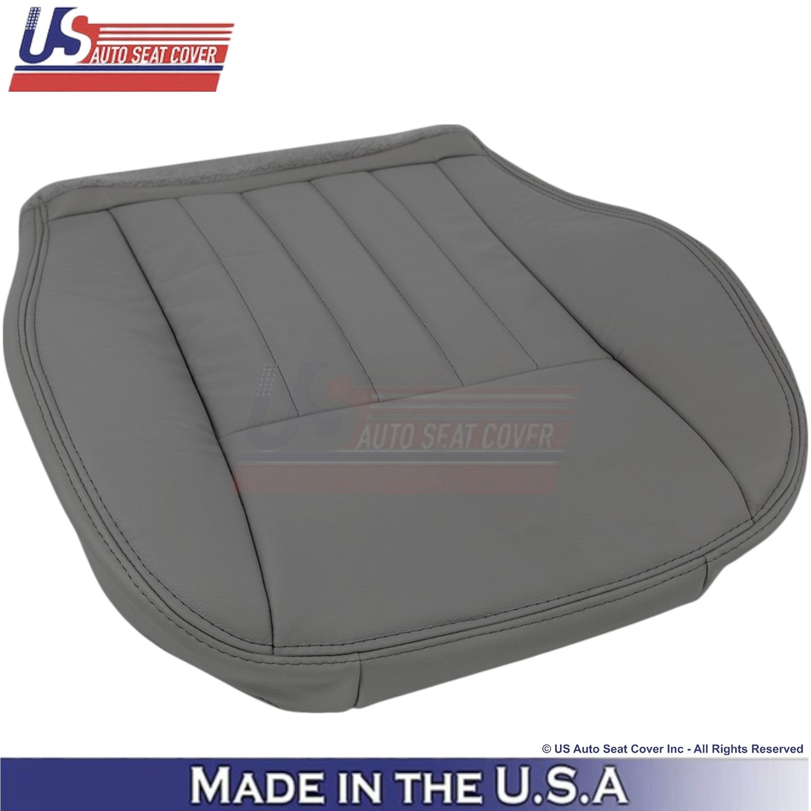 2005-2007 Fits Jeep Liberty Limited Bottom Genuine Leather Seat Covers Lt. Slate