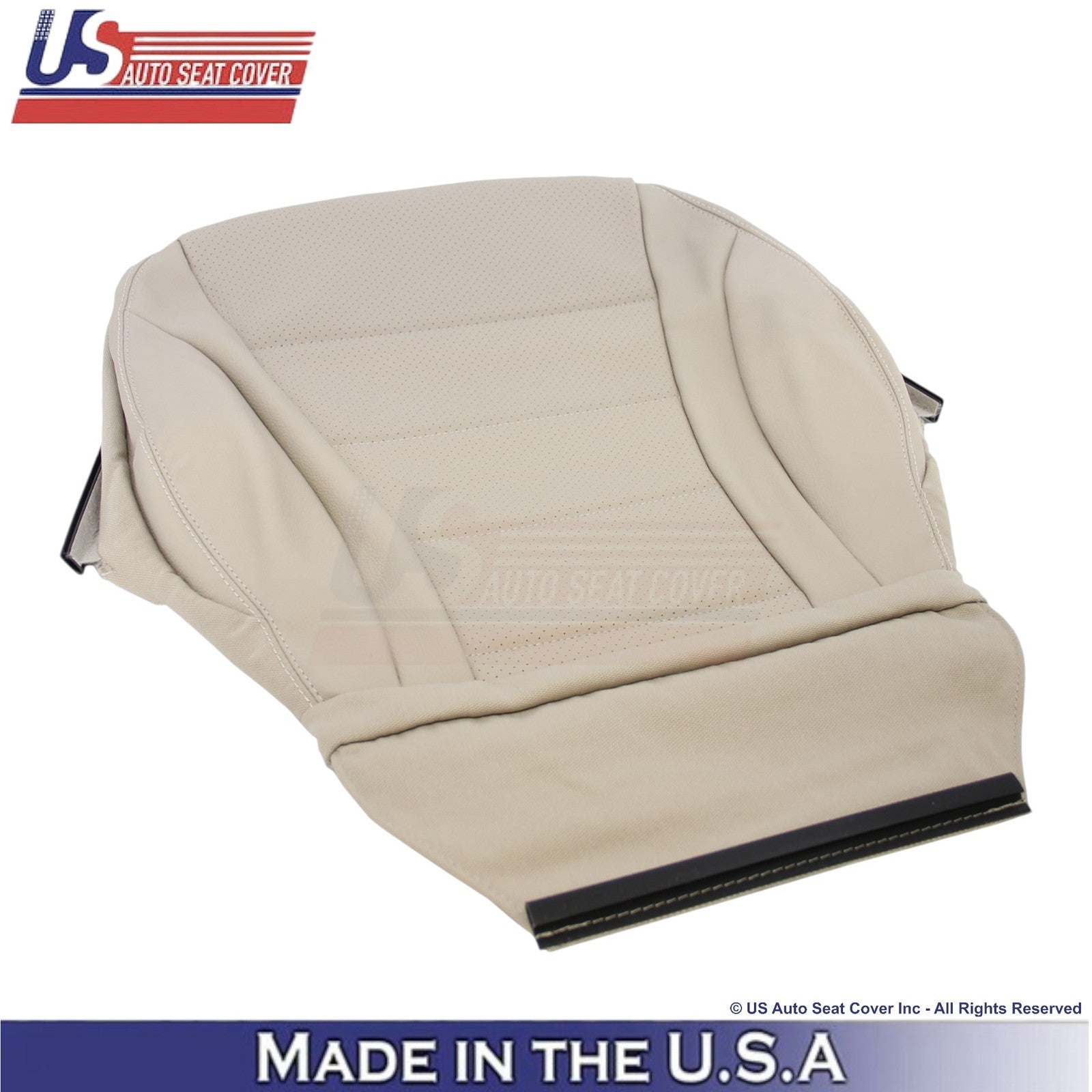 2016-2021 For Mercedes Benz GLC Class Leather Passenger Seat Covers Silk Beige