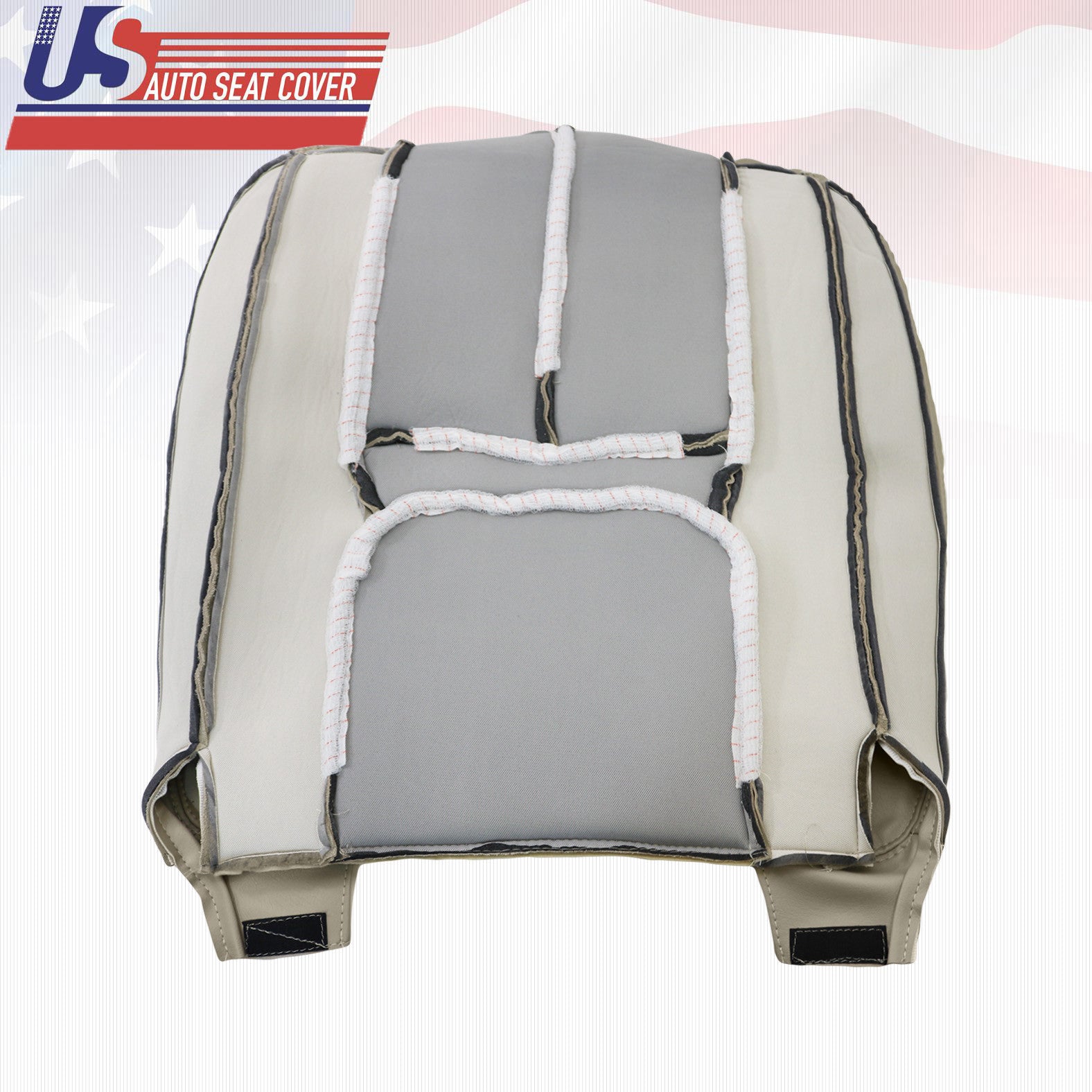 2000 Cadillac Escalade Driver-Bottom Perforated Leather Seat cover LightShaleTan
