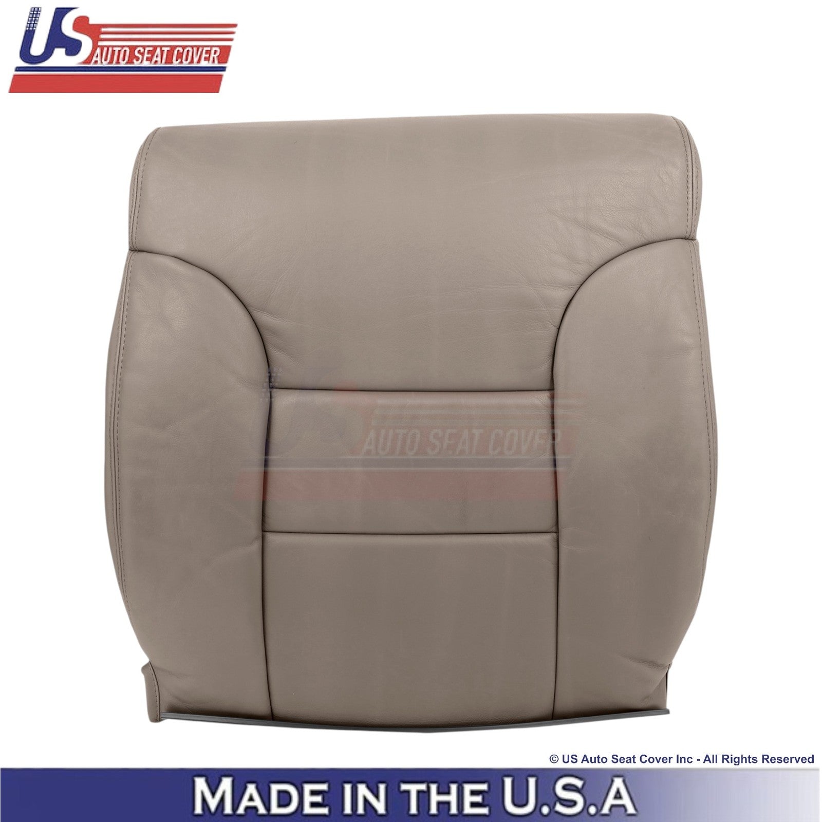1995-1999 For Chevy Suburban Genuine Leather Front Top Seat Covers Med Neutral