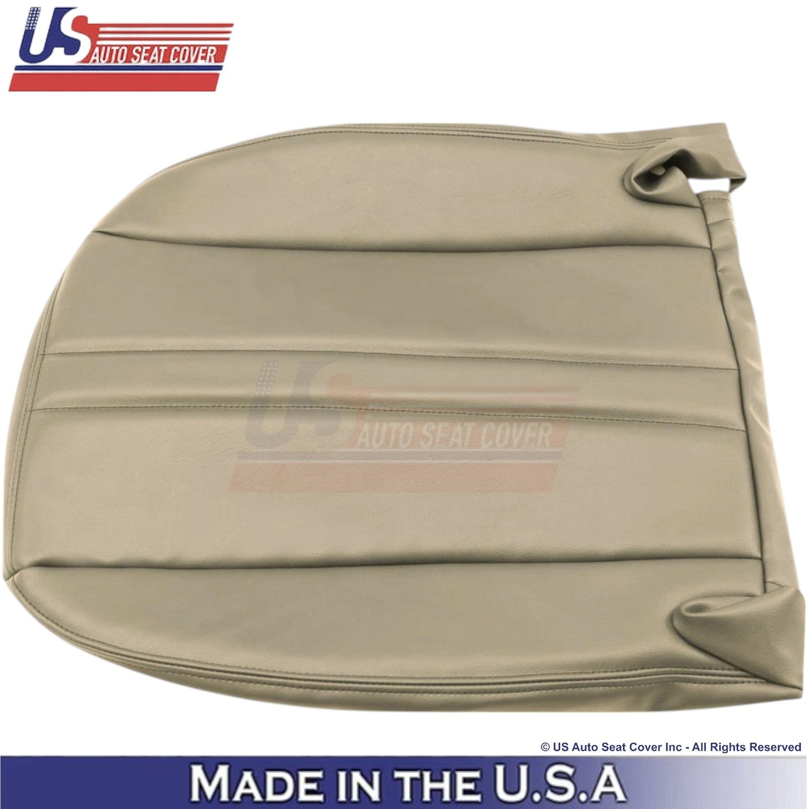1996-2025 Fits Chevrolet Express Passenger Bottom Leatherette Seat Cover Neutral