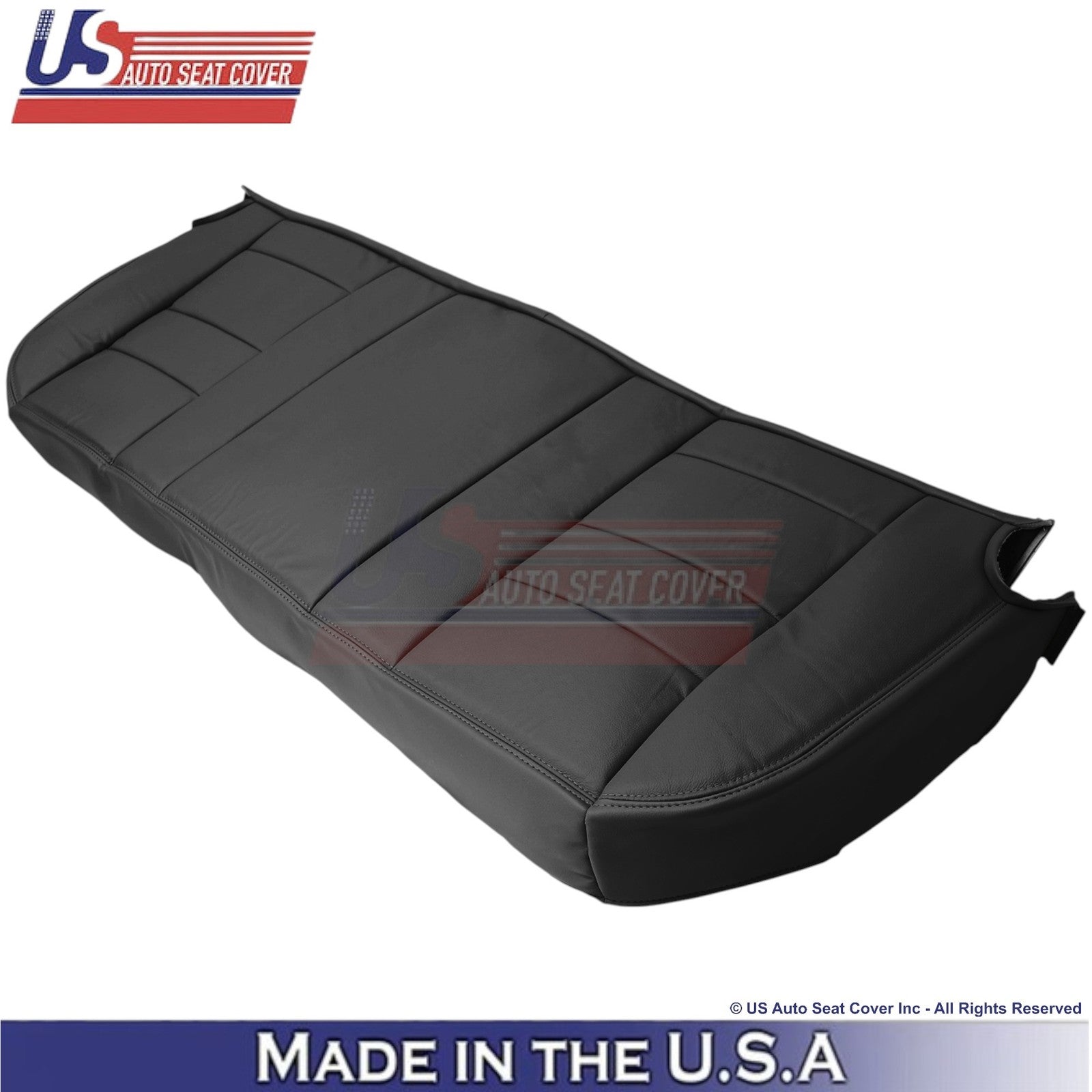 2003-2004 Fits Ford F250 F350 Lariat Leather Rear Bench OEM Seat Covers Black