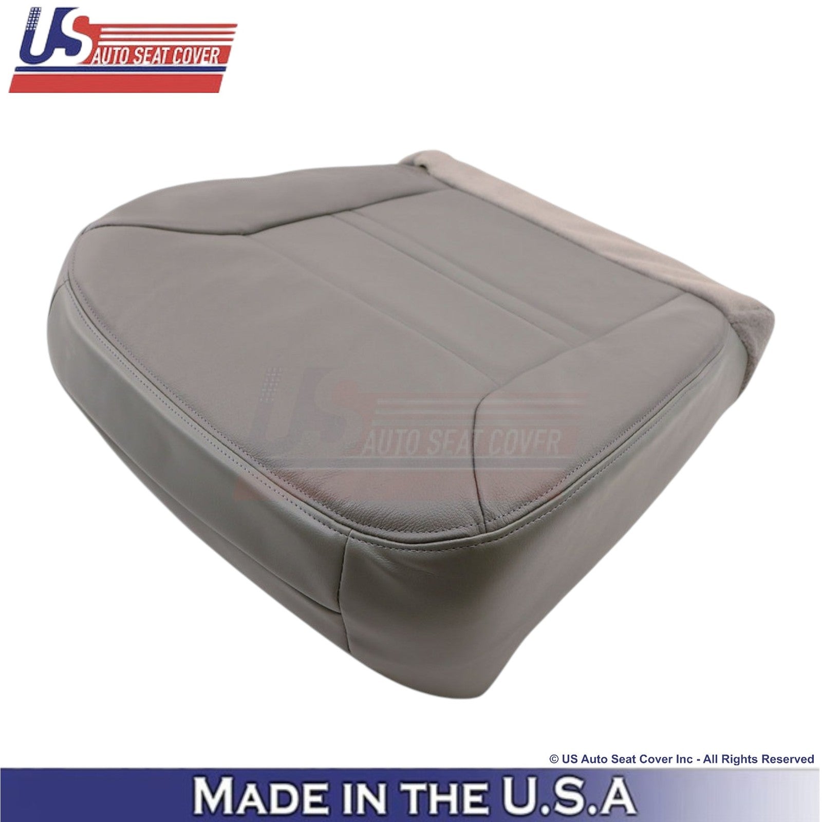 2000-2001 For Ford Excursion Genuine Leather Front w/Armrest Covers Med Graphite