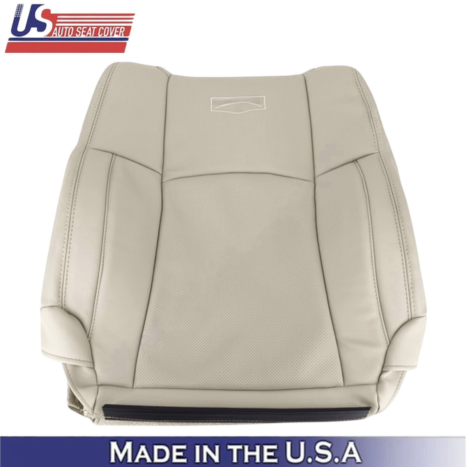 2013-2018 For Dodge Ram 1500 2500 3500 Laramie Leatherette Front Seat Covers Tan