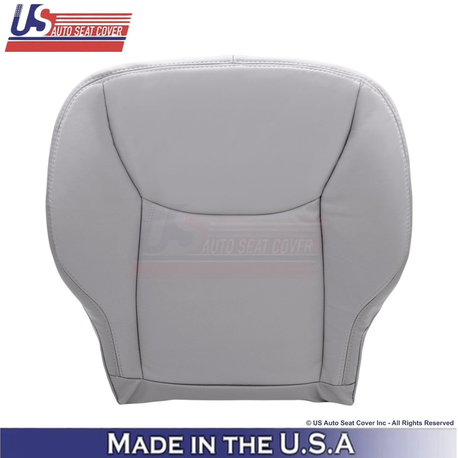1999-2006 Fits Mercedes-Benz S-Class Leatherette Bottom Seat Covers Ash Gray