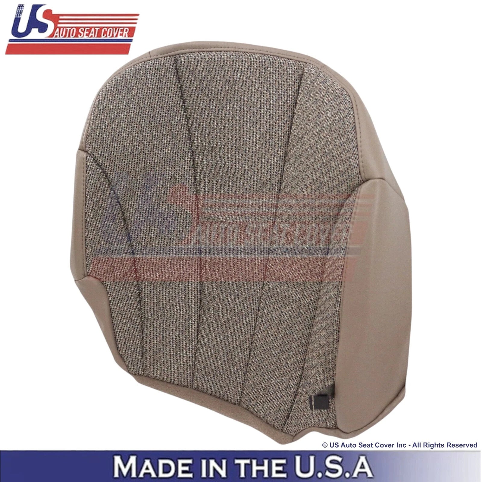 1999-2002 For Chevy Silverado 1500 Cloth Passenger Side Seat Covers Neutral Tan