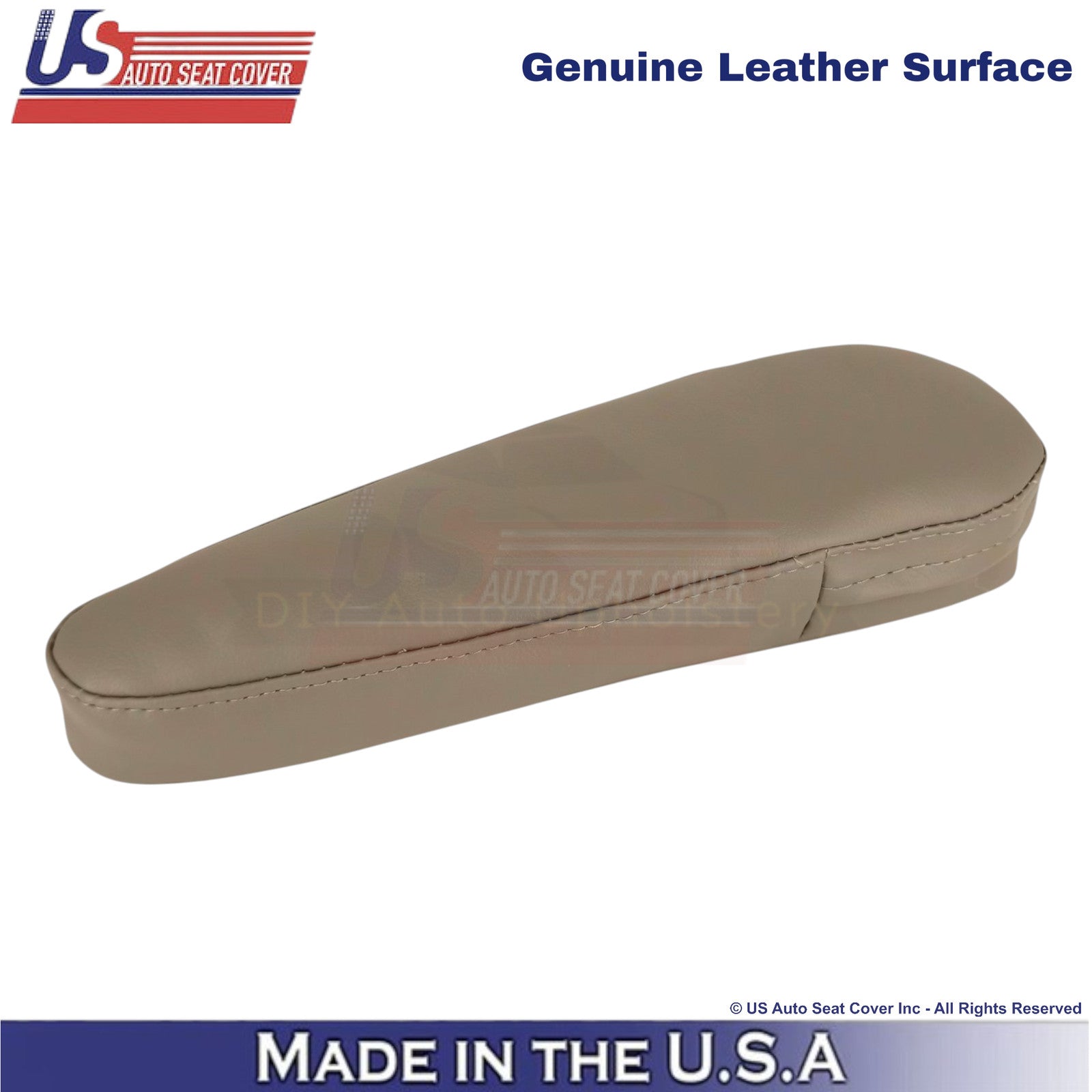2000-2004 For Toyota Tundra Genuine Leather Driver Armrest Replacement Cover Tan