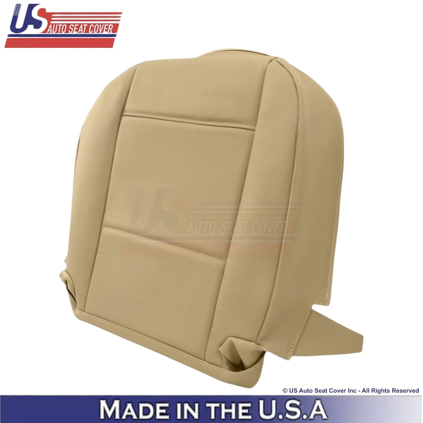 1998-2005 For BMW 3 Series E46 Genuine Leather Front Bottom Seat Covers Beige