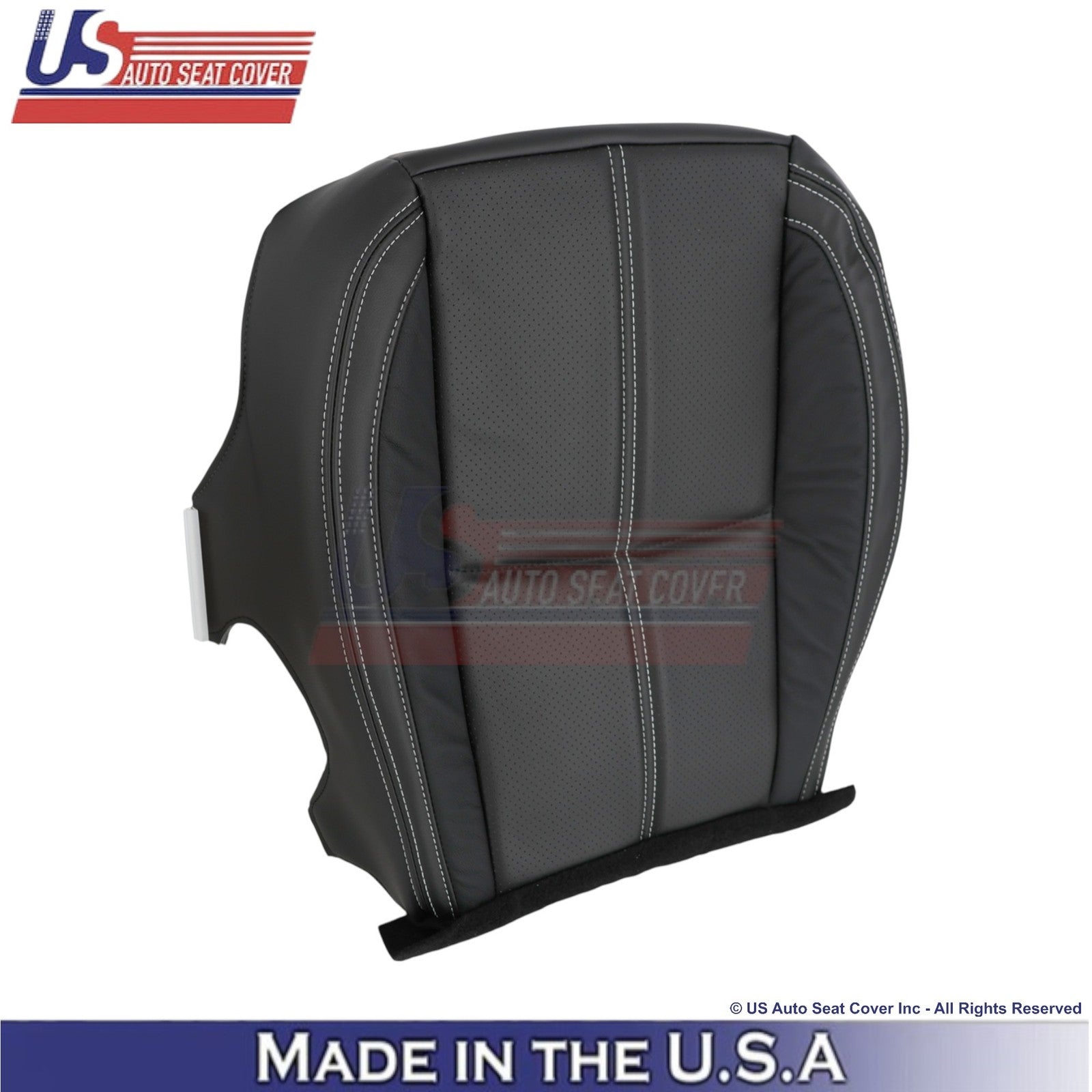 2017-2018 Fits Subaru Forester Touring Leather Front Bottom Seat Covers Black