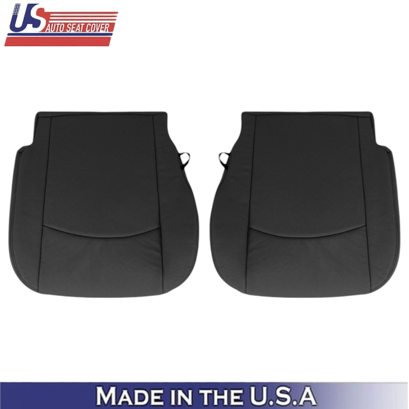 2009-2012 For Dodge Ram 2500 Laramie Leatherette Front Bottom Covers Dark Slate