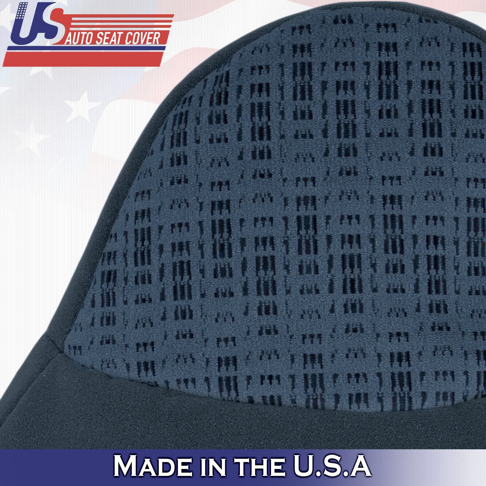 1999 For Ford F250 F350 XLT Driver & Passenger 2x Top Cloth Seat Covers Blue