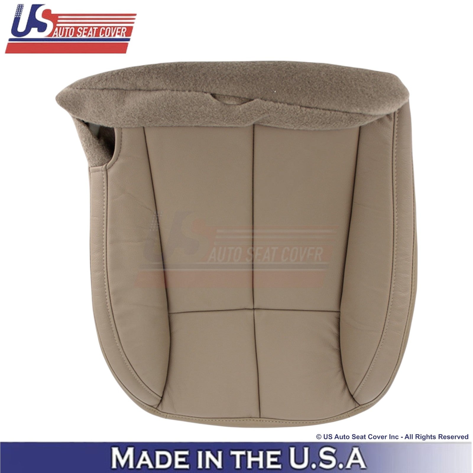 2001-2004 For Jeep Grand Cherokee Leatherette Front Seat Covers Sandstone Beige