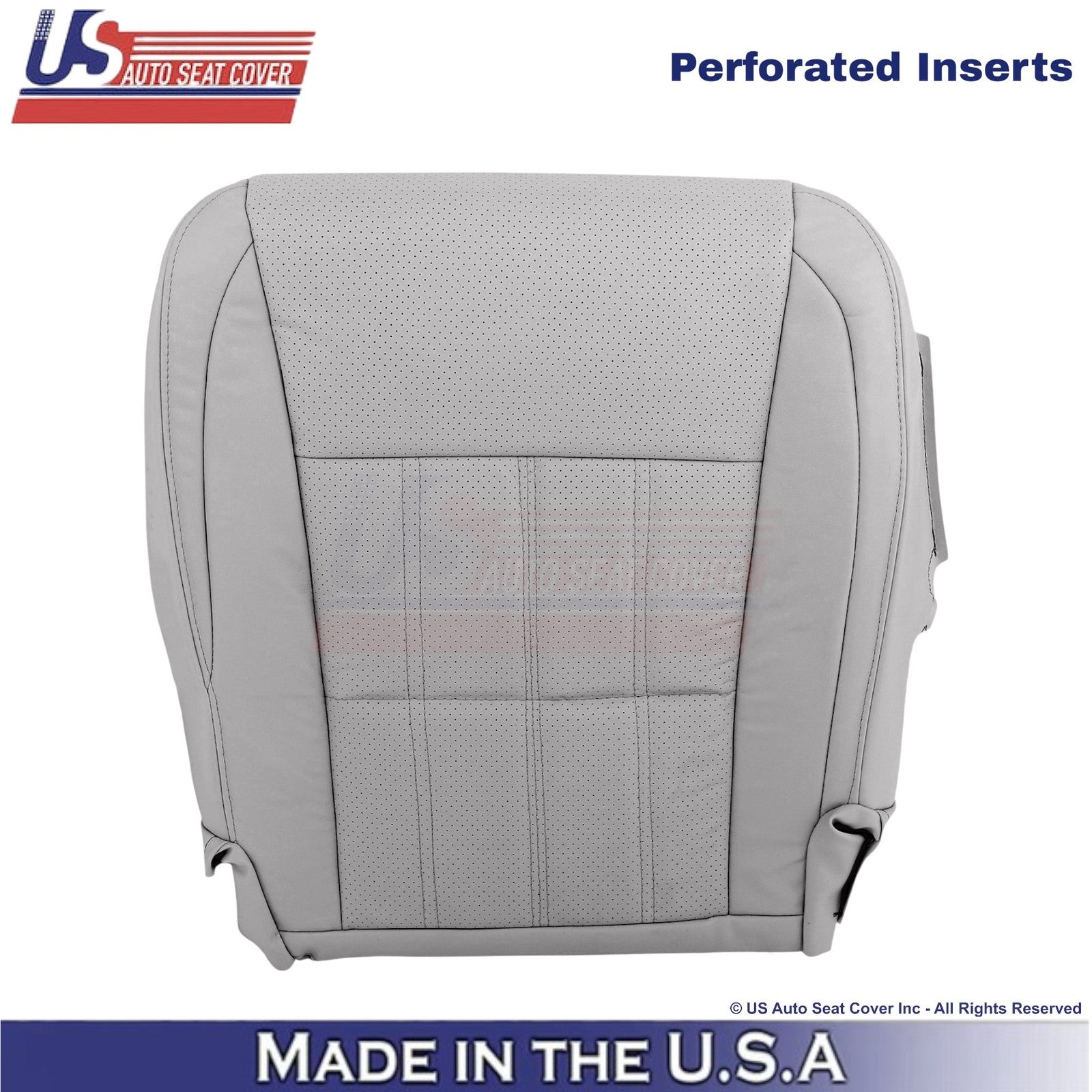 2016-2018 Fits Lexus ES 350 Leatherette Driver Bottom Seat Cover Stratus Gray