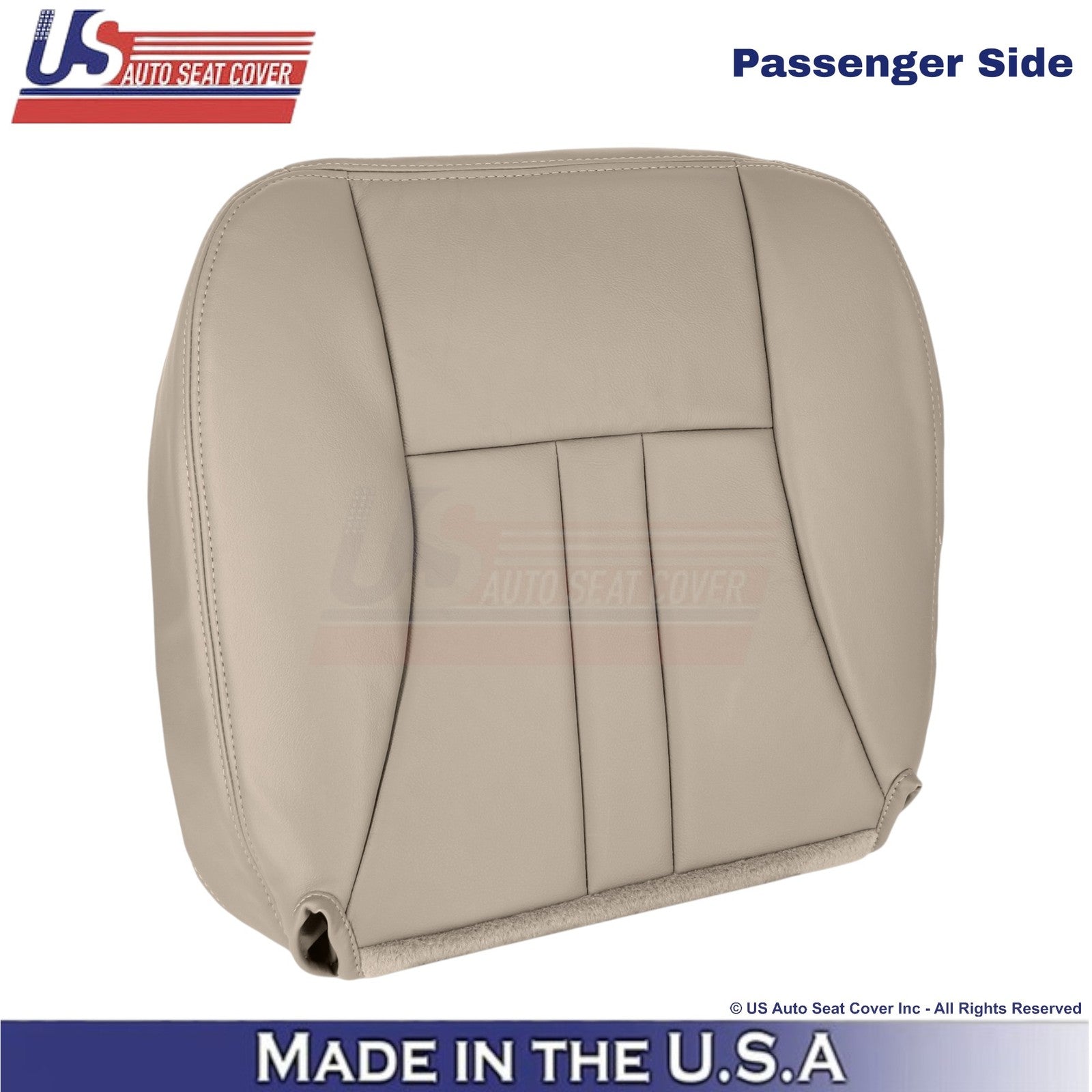 2004-07 For Chrysler Town & Country Leatherette Passenger Bottom Cover Greystone