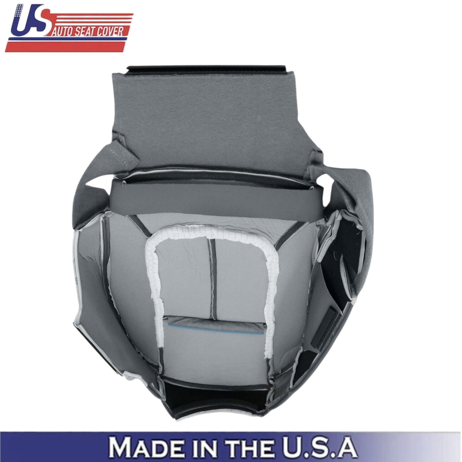2011-2016 For Ford F250 F350 XL WT Leatherette Passenger Bottom Cover Gray