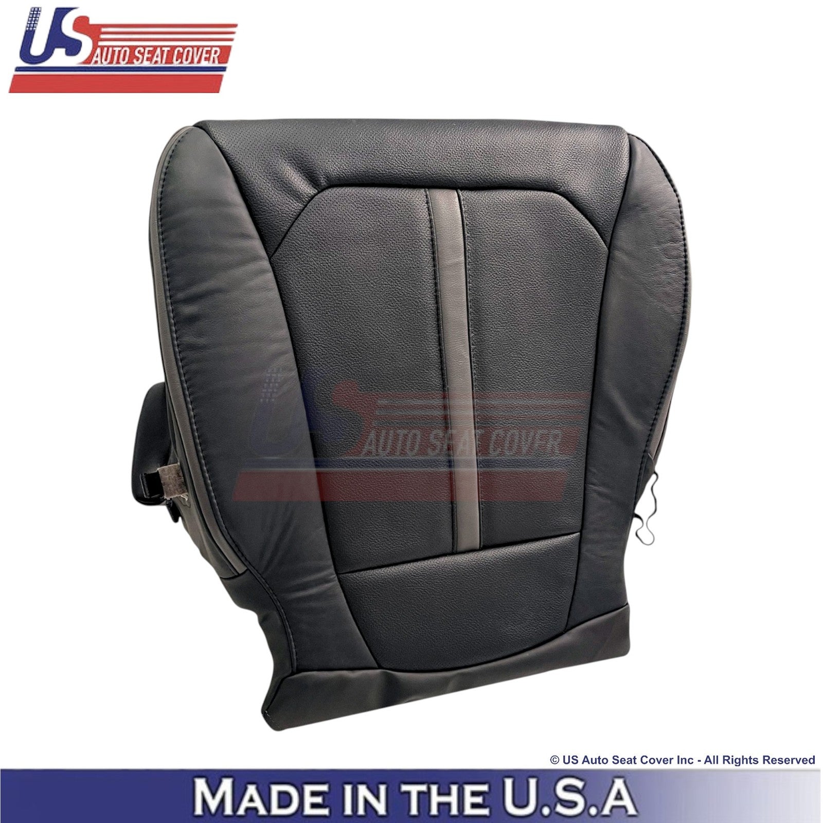 2015-2020 Fits Ford F150 Platinum Genuine Leather Passenger Bottom Covers Black