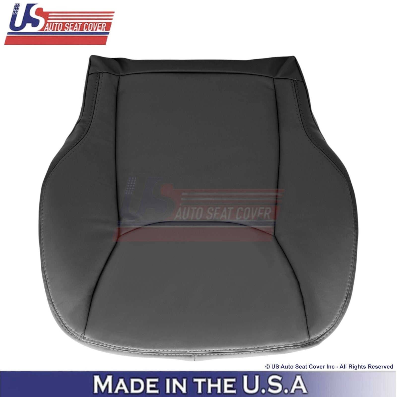 2000-2006 Fits Mercedes-Benz S-Class Leatherette Front Bottom Covers Charcoal