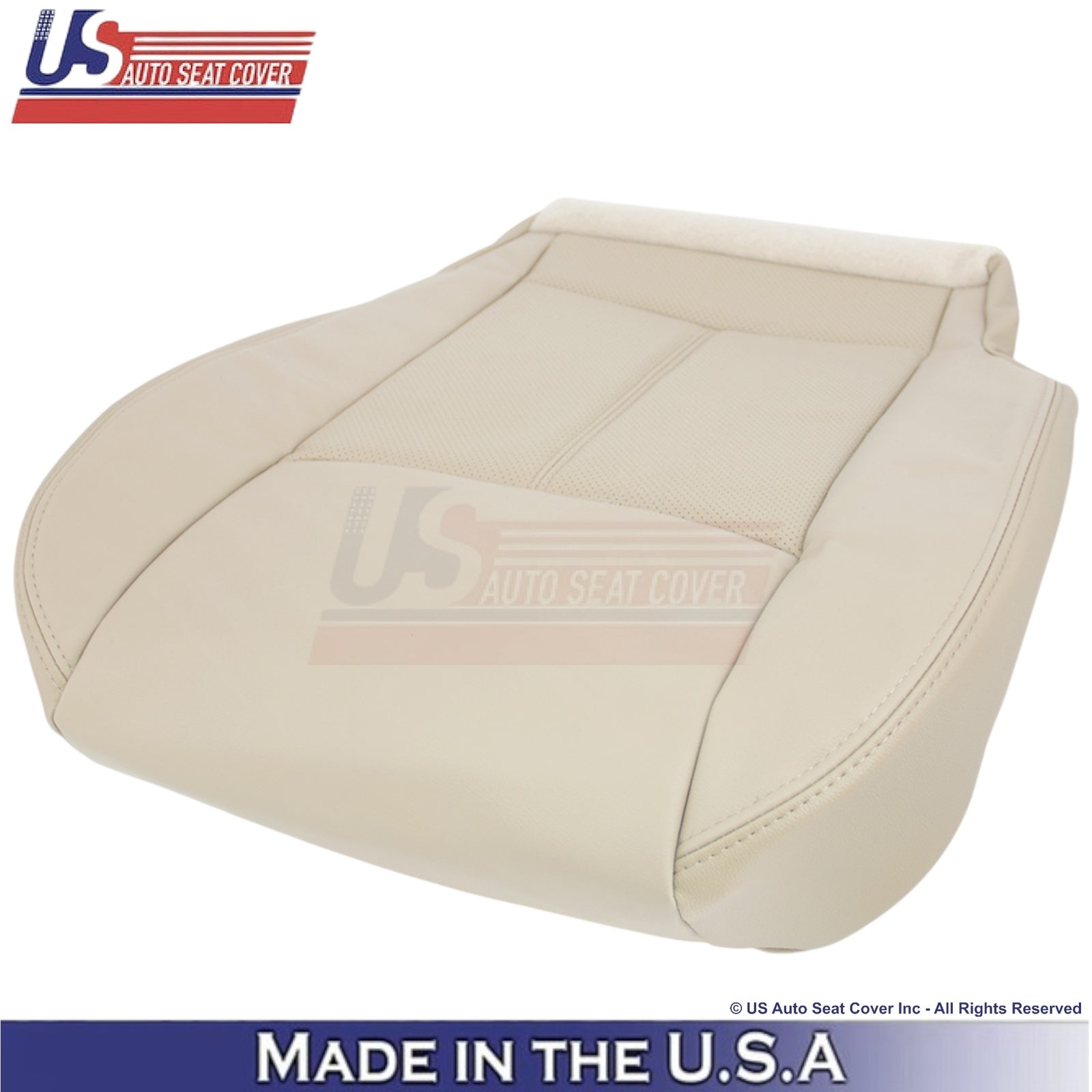 2013-2020 For Nissan Pathfinder Leather Driver Bottom Replacement Cover Almond