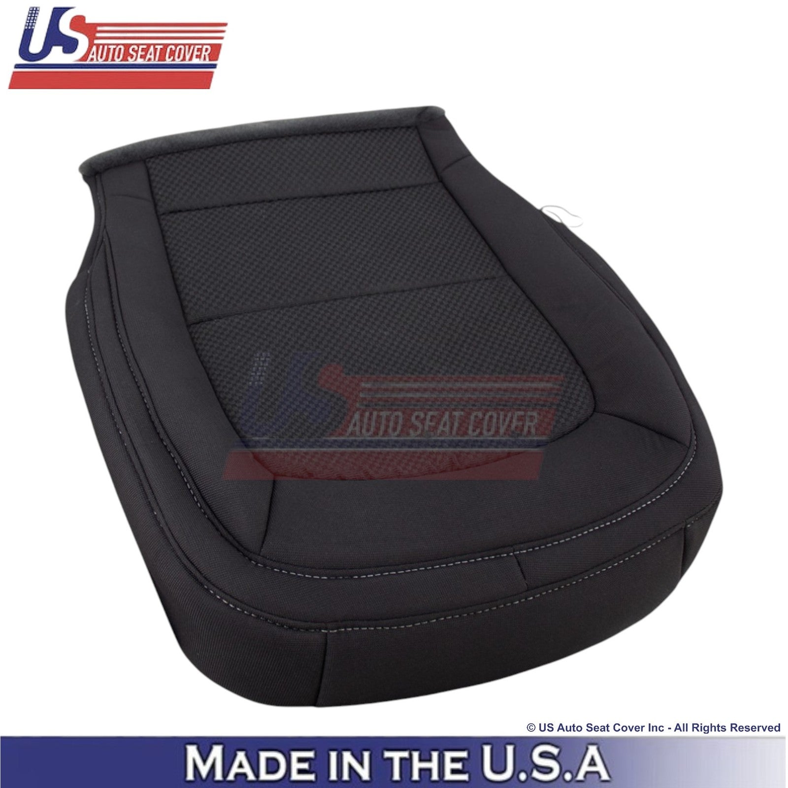 2015-2022 For Chevrolet Colorado Cloth Passenger Replacement Cover Jet Black