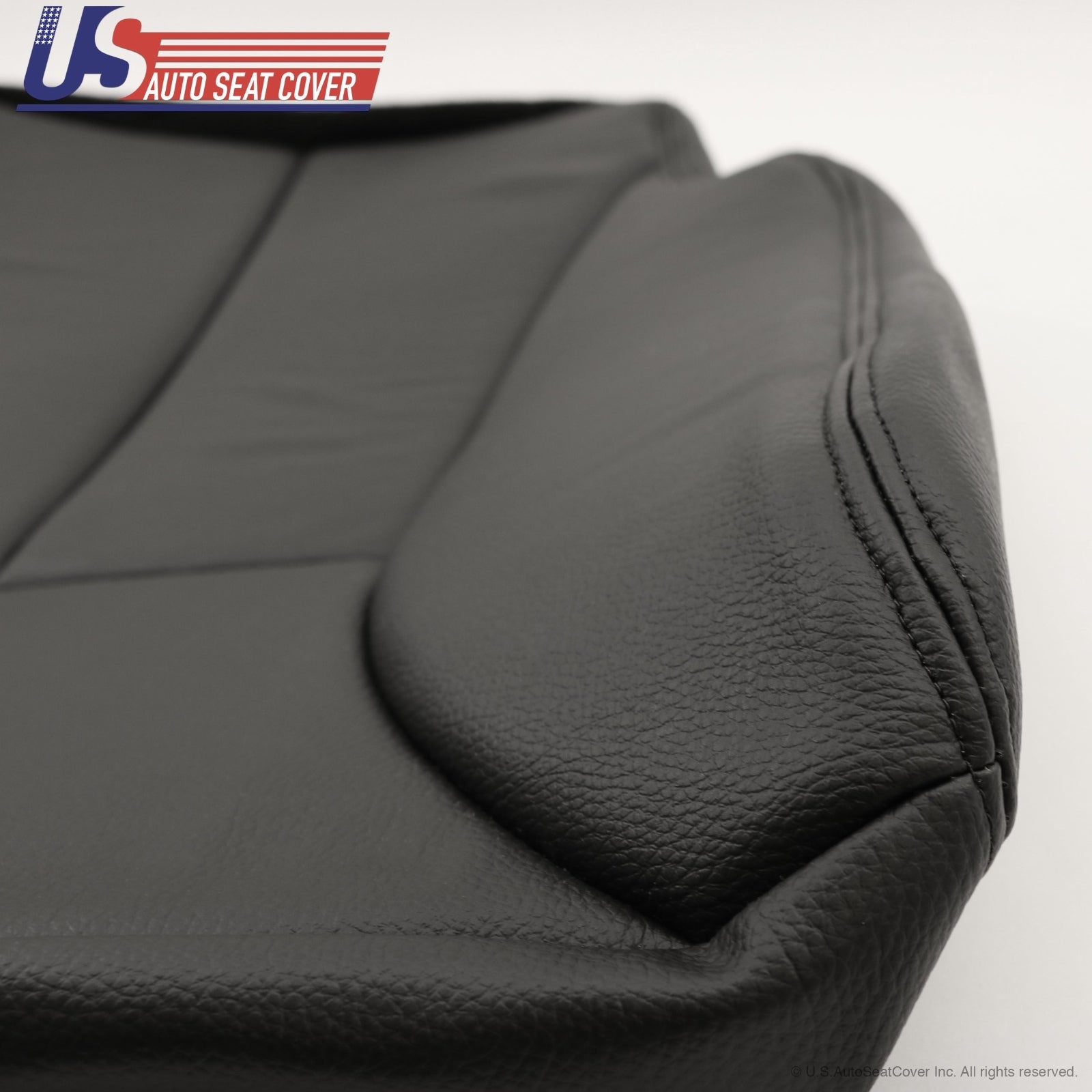 1998 1999 2000 2001 For Dodge Ram 1500 Driver Bottom Vinyl Seat Cover dark gray