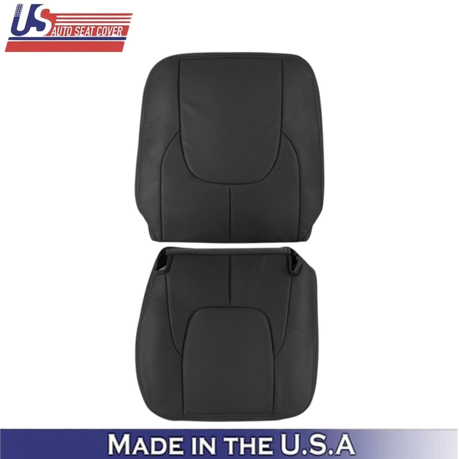 2002-2003 For Dodge Ram 1500 Laramie Leatherette Driver Side Covers Dark Slate