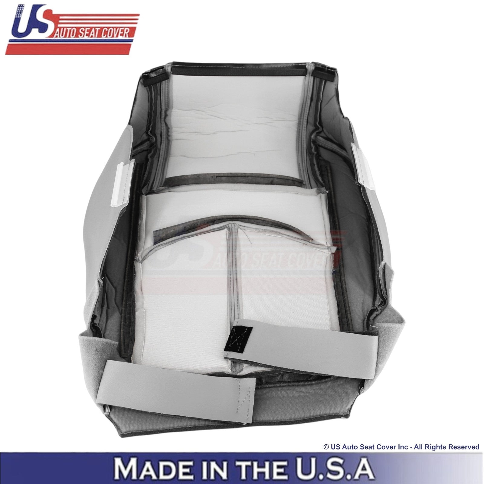 2013-2017 Fits Chevy Traverse Leatherette Front Bottom Seat Covers Lt. Titanium