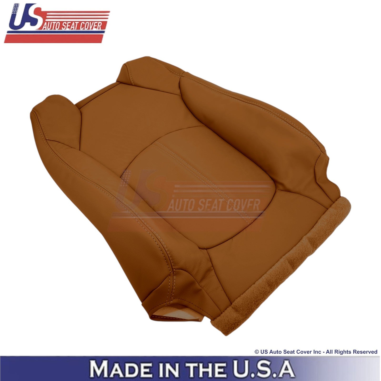 2013-2014 Fits Chevy Traverse Genuine Leather Passenger Top Seat Cover Mojave