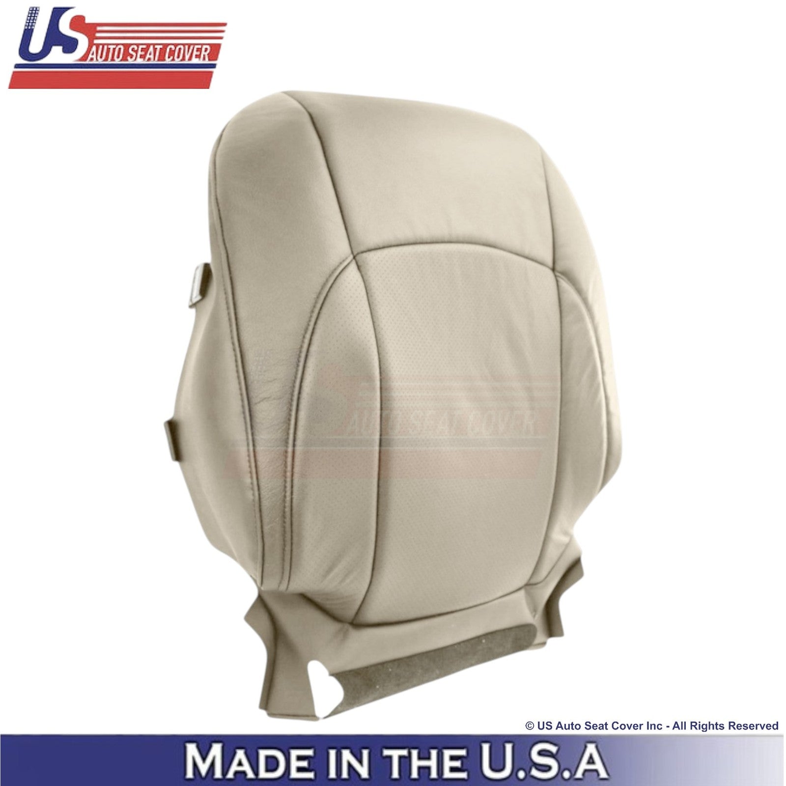 2007-2012 For Lexus ES350 Leather Perf. Front Passenger Top Cover Parchment Tan