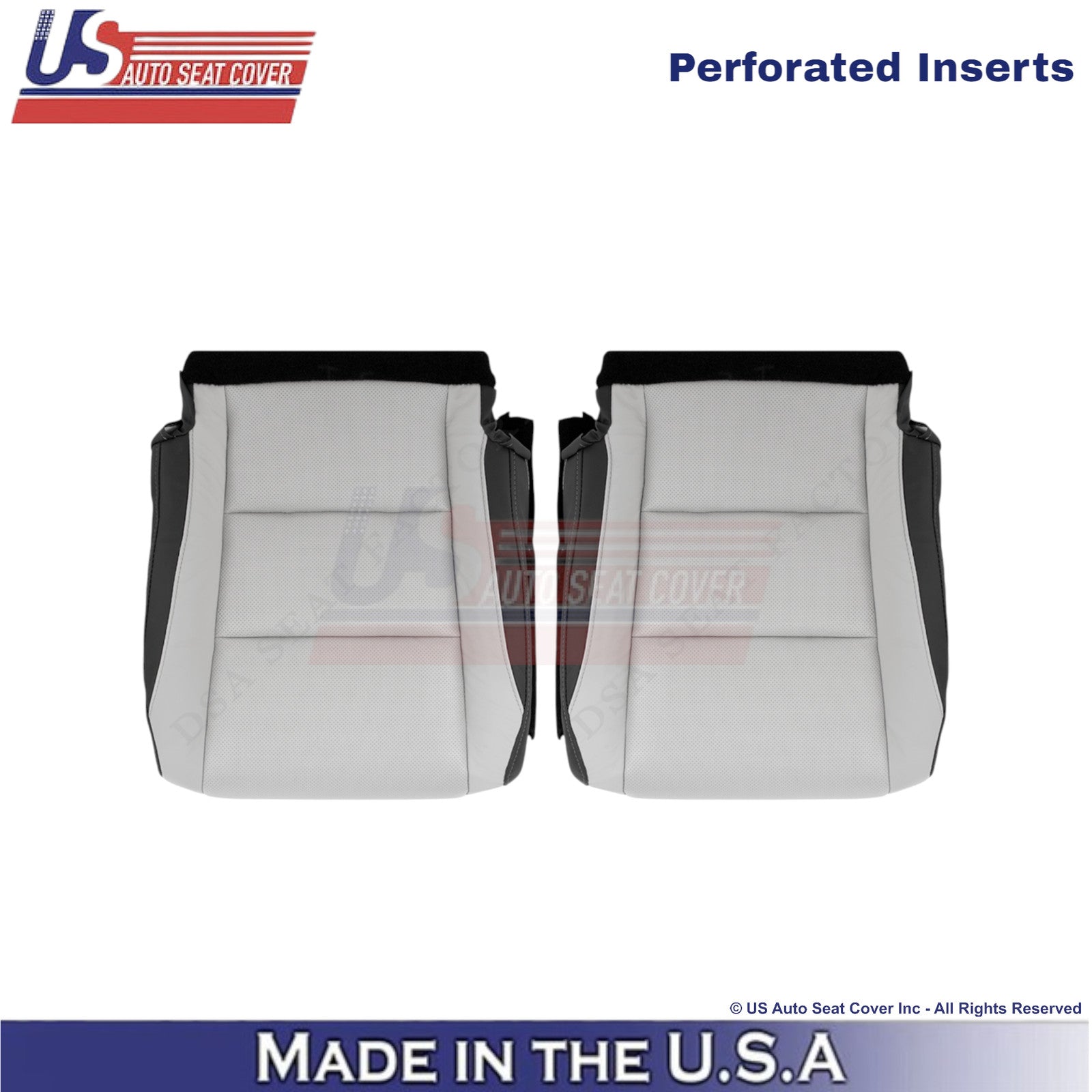 2016-2022 For Lexus RX350 RX450h Leather Front Bottoms Seat Covers Gray