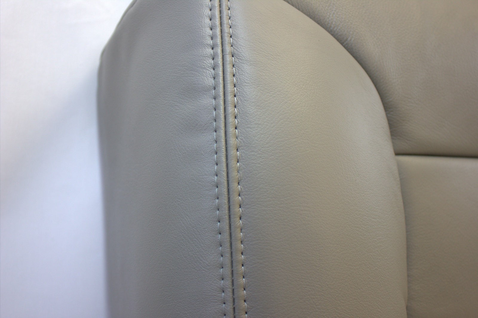 1998 Chevy Tahoe Suburban Leather Driver Bottom Seat Cover Pewter "Gray"