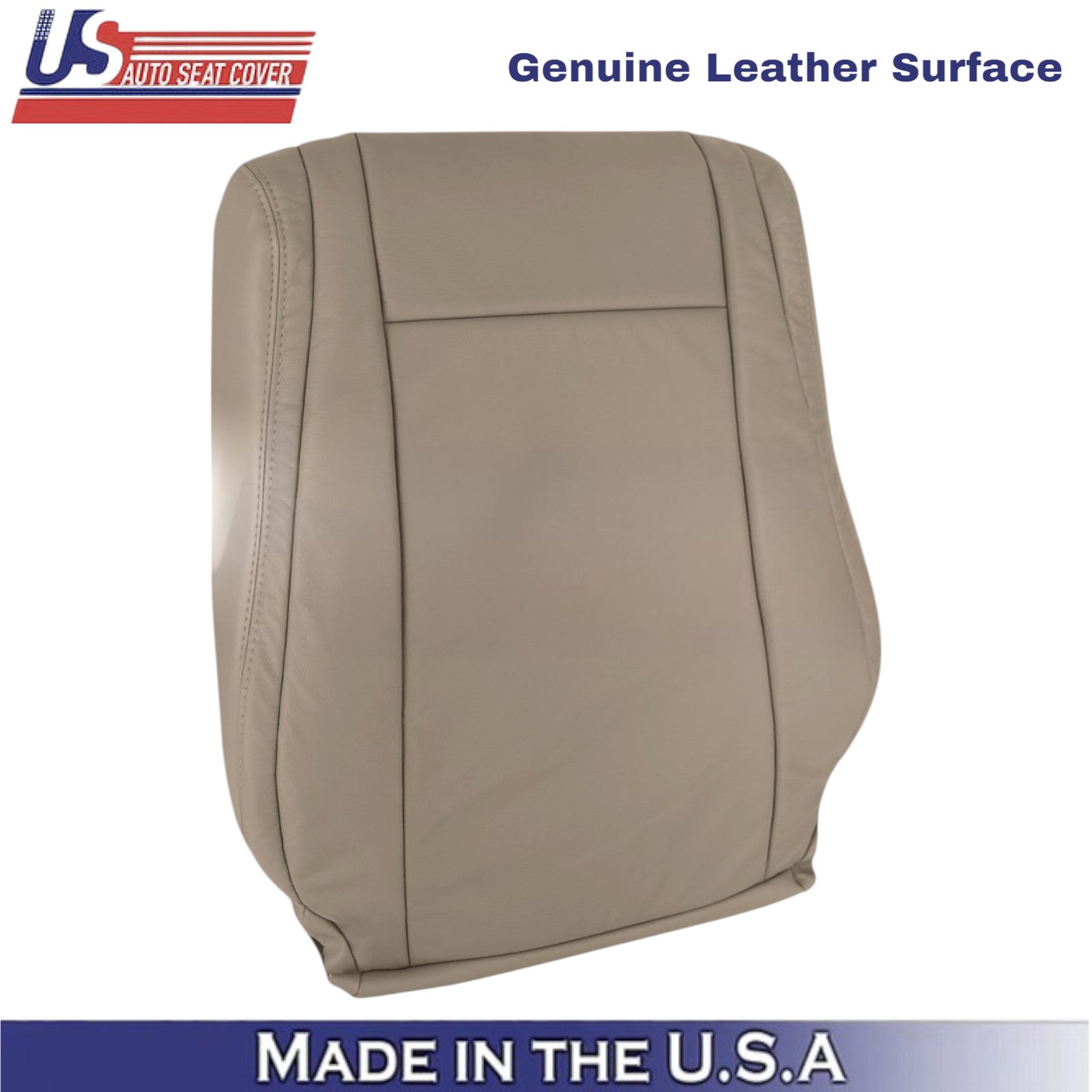 2007-2013 For Toyota Tundra Genuine Leather front Passenger Top Cover Sand Beige