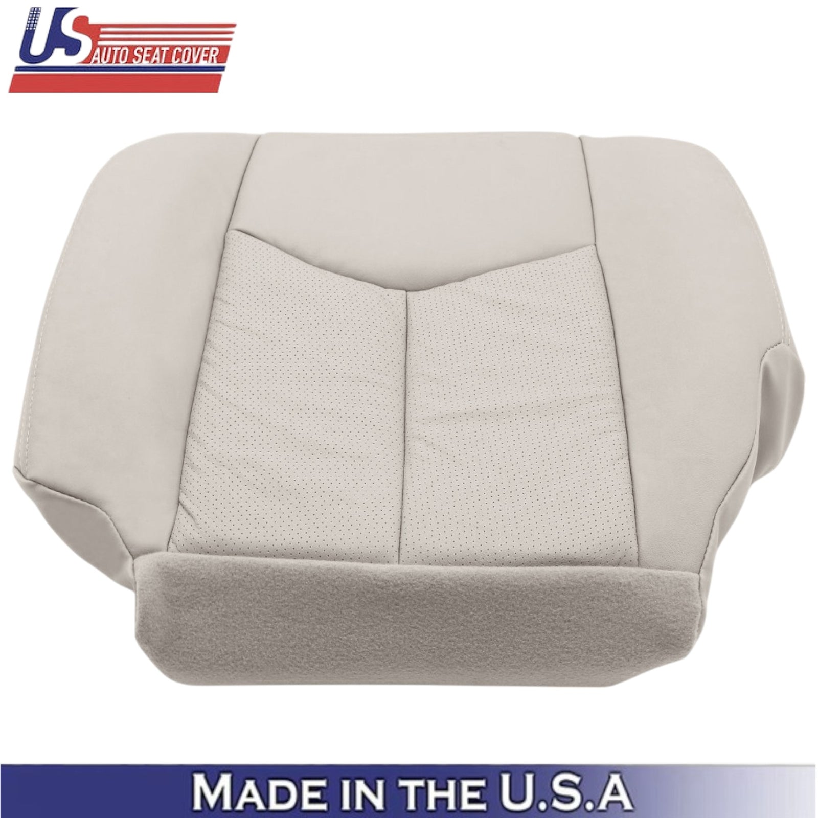2003-2006 For Cadillac Escalade Genuine Leather Front Seat Covers Shale Neutral
