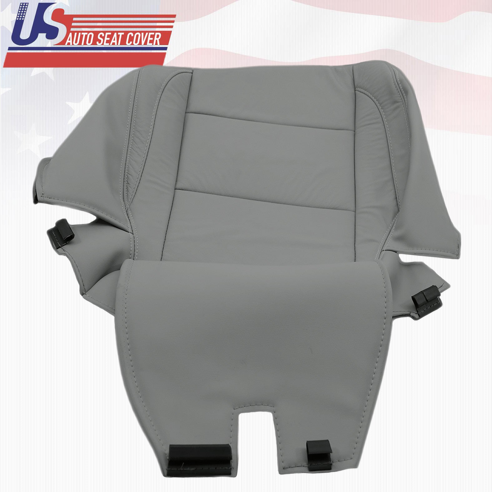 2005 2006 2007 2008 Driver bottom Leather Seat Cover for Nissan Titan SE Gray