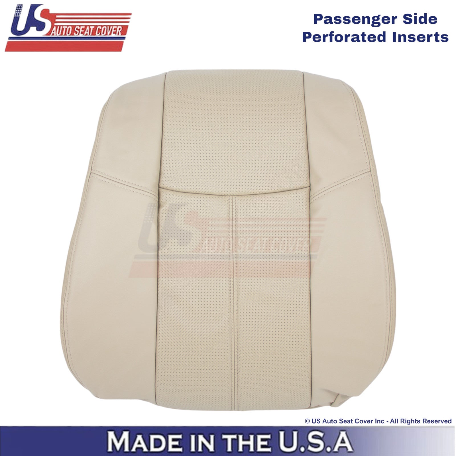 2013-2020 For Nissan Pathfinder Leather Passenger Top Replacement Cover Almond