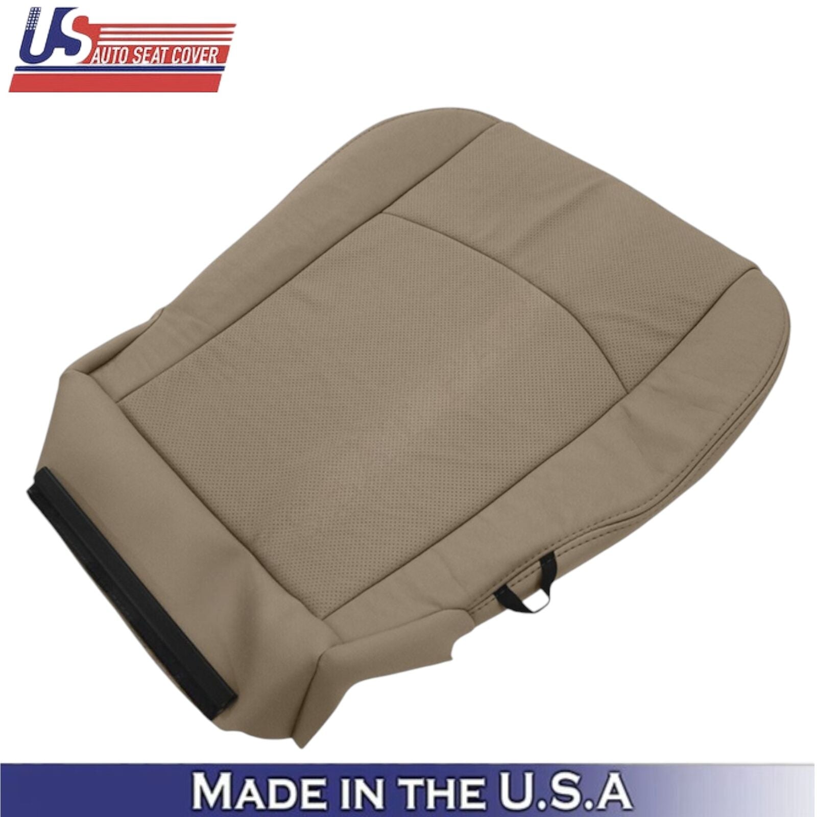 2009-2012 For Dodge Ram 1500 2500 Laramie Leatherette Front Bottom Covers Tan