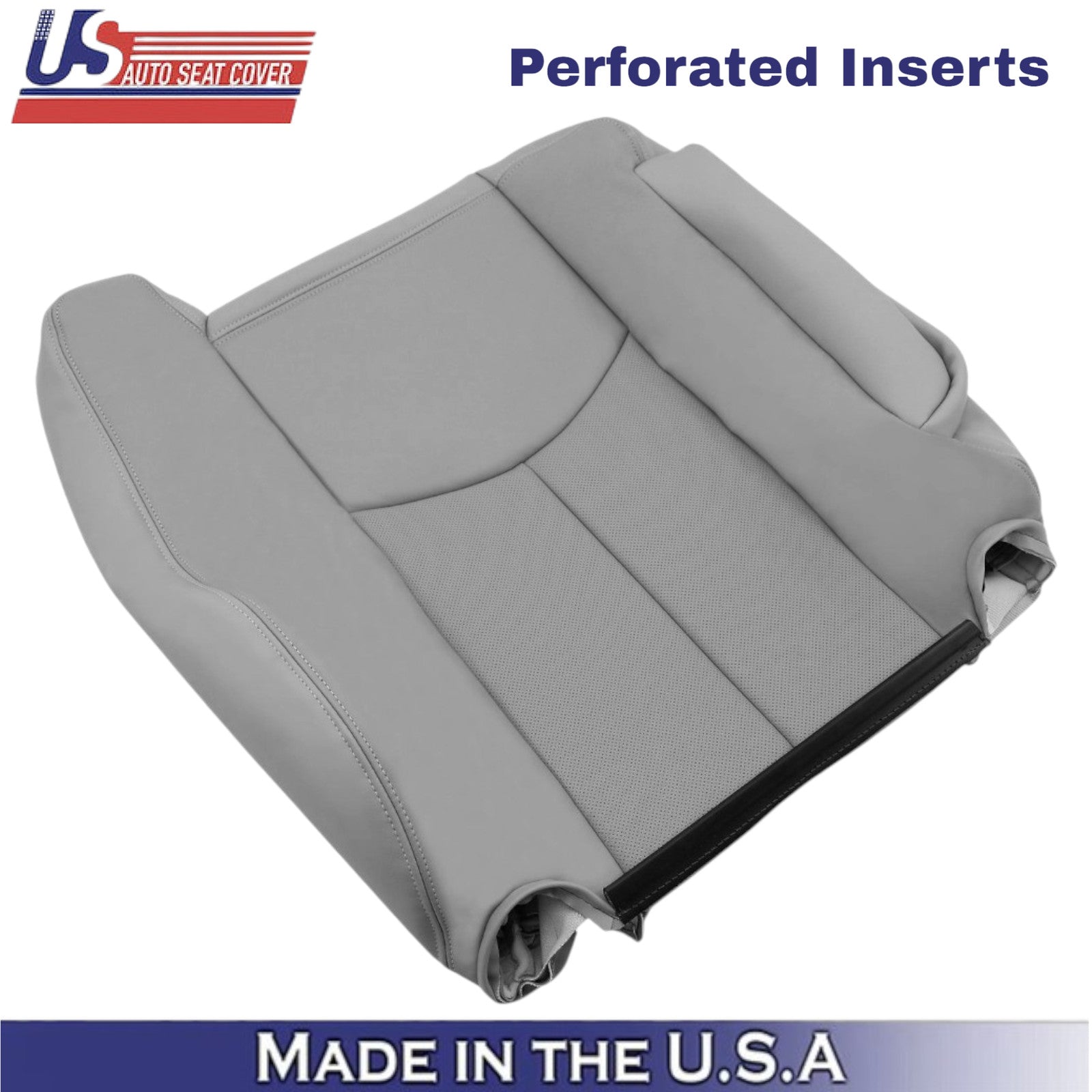2003-2006 For Cadillac Escalade Genuine Leather Passenger Top Cover Pewter Gray