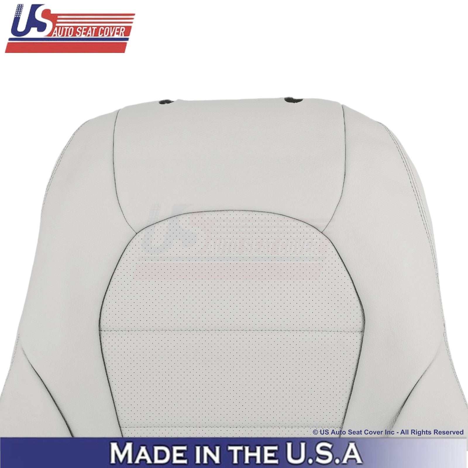 2016-2021 For Mercedes Benz GLC Class Leather Driver Side Seat Covers Light Gray