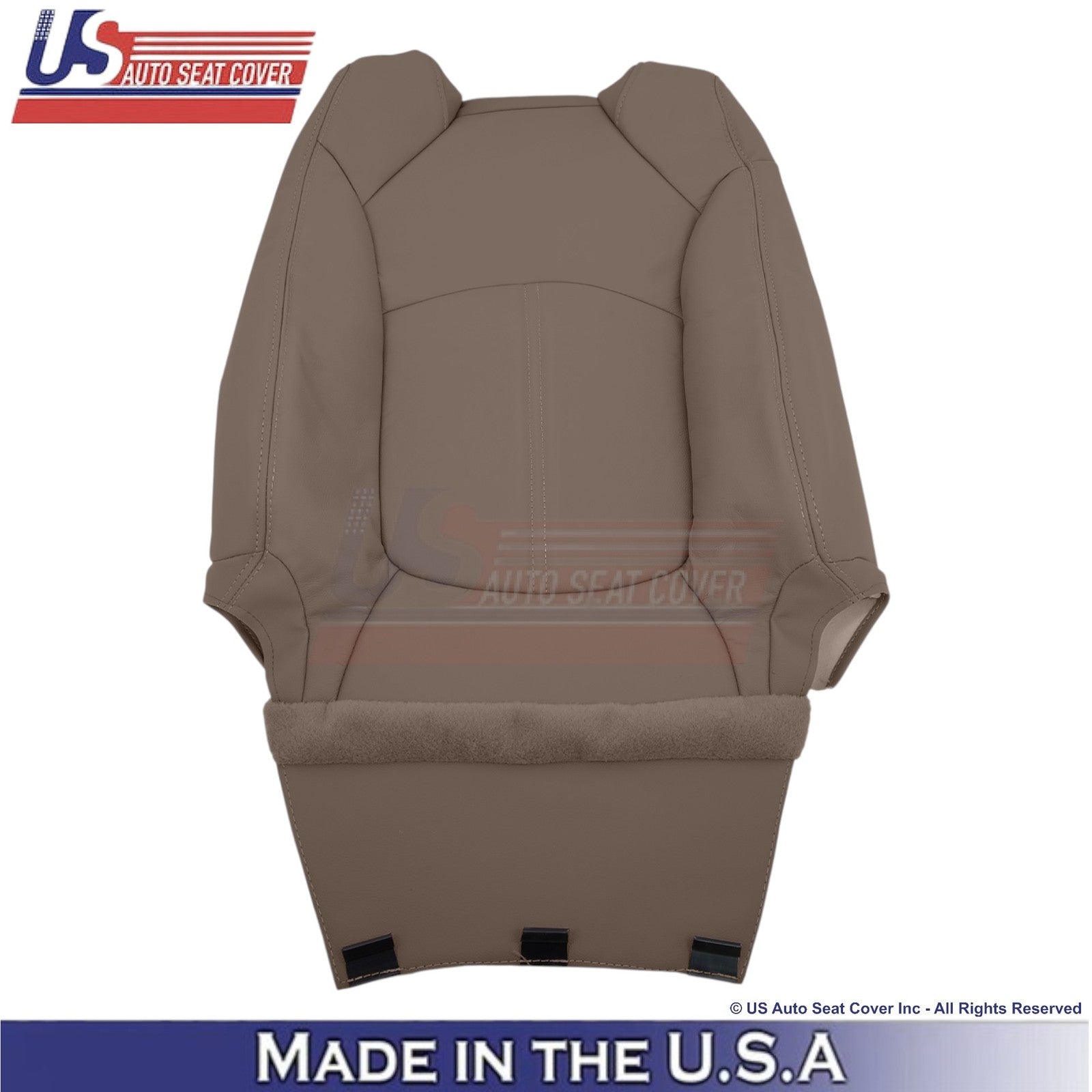 2013-2016 Fits GMC Acadia Genuine Leather Passenger Top Seat Cover Dark Cashmere