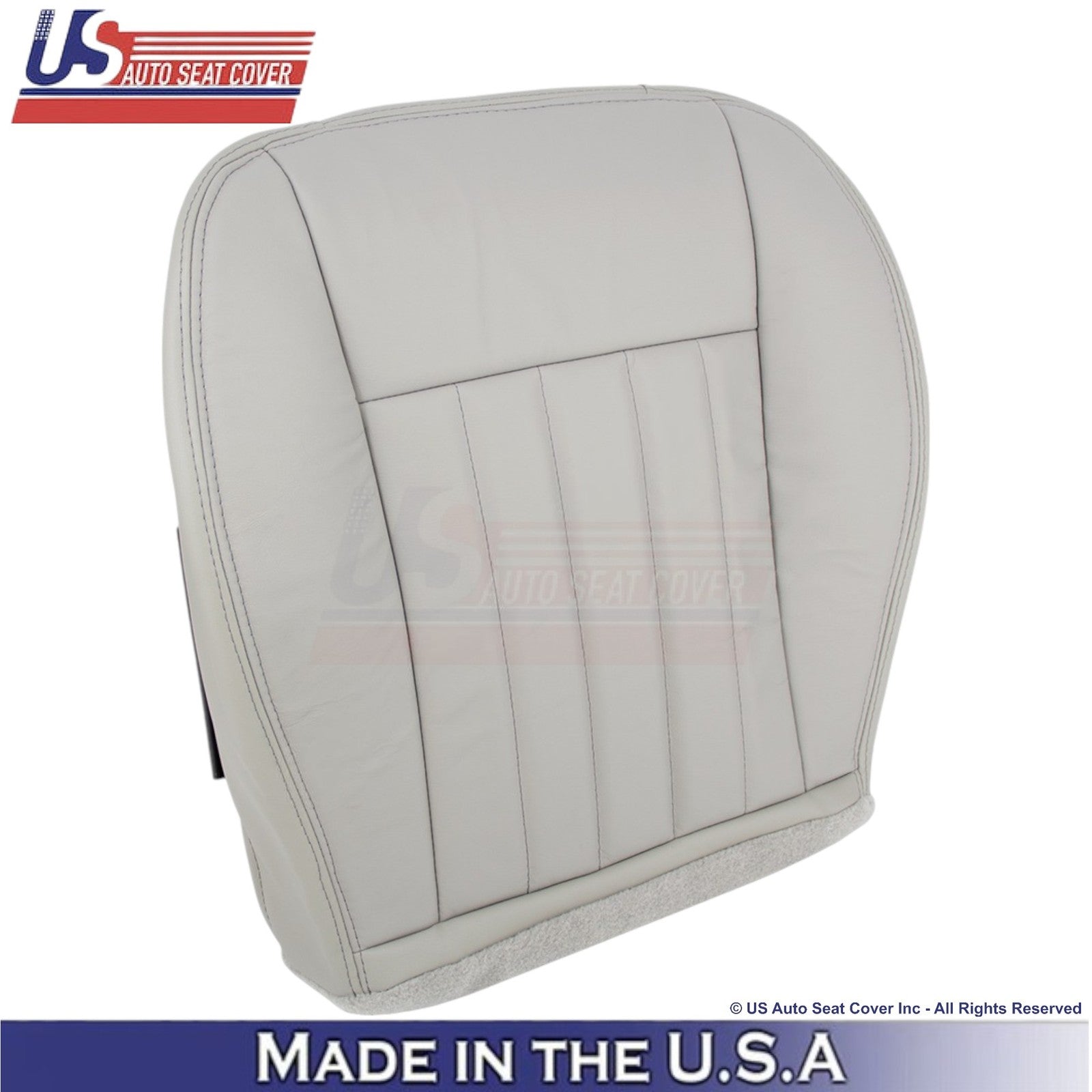 2005-2007 Fits Jeep Liberty Limited Passenger Genuine Leather Covers Graystone