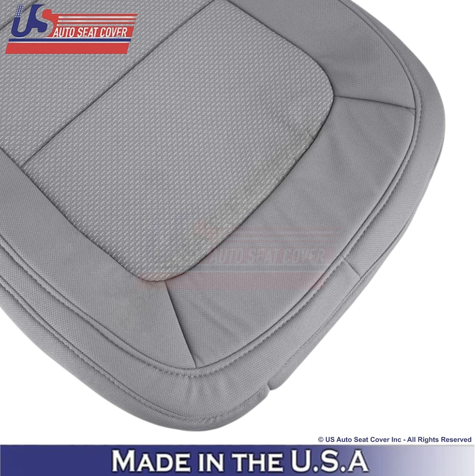 2015-2022 For Chevrolet Colorado Cloth Passenger Replacement Cover Dark Ash Gray