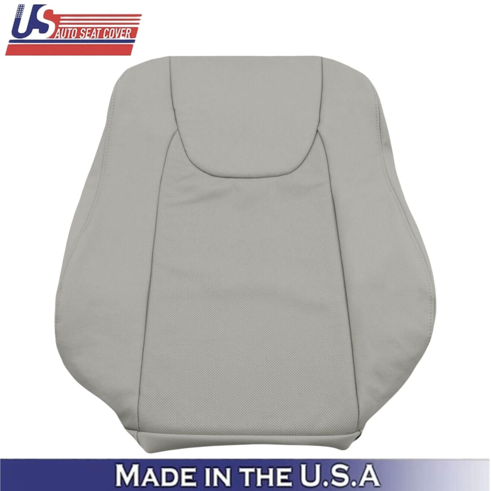 2010-2015 For Lexus RX350 RX450H Leatherette Passenger Top Seat Cover Light Gray